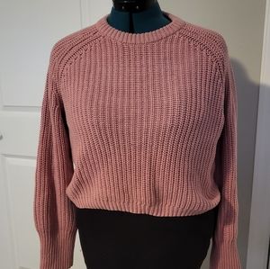 American Apparel Cropped Fisherman sweater